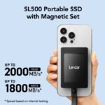 Lexar SL500 Portable SSD with Magnetic Set (1TB) - Image 2